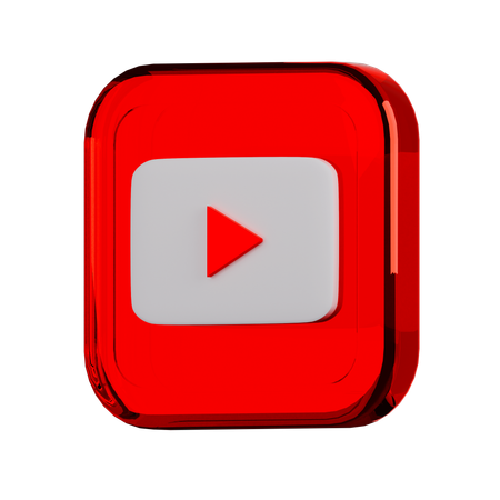 Youtube  3D Icon