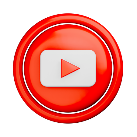 Youtube Logo  3D Icon