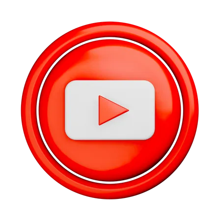 Youtube Logo  3D Icon