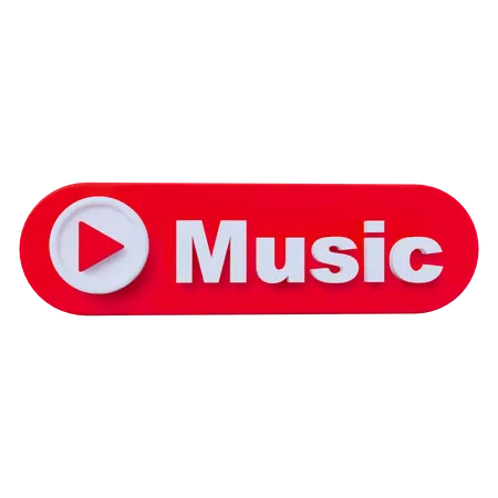 Youtube Music  3D Icon