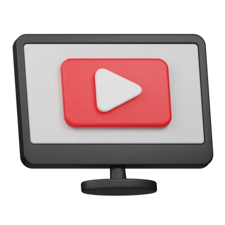 Youtube Player  3D Icon