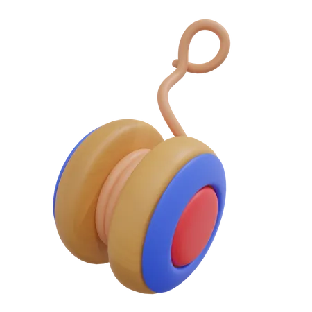 Yoyo Toy 3D Icon
