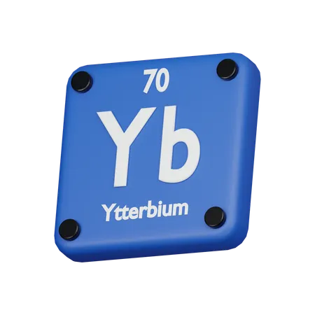 Ytterbium Element 3 D Icon 3D Icon