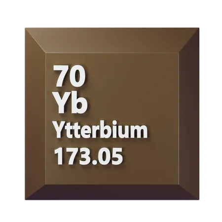 Ytterbium  3D Icon