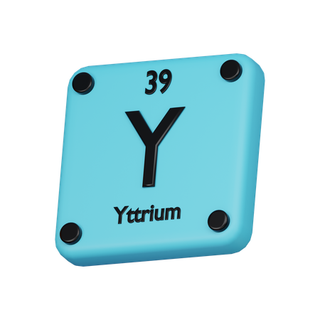 Yttrium  3D Icon