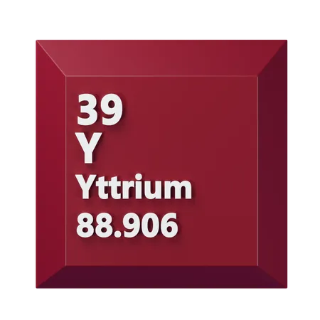 Yttrium  3D Icon