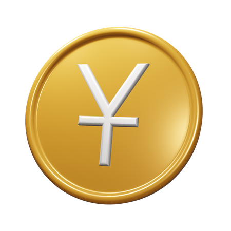 Yuan Coin  3D Icon