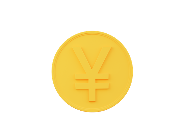 Yuan Coin  3D Icon