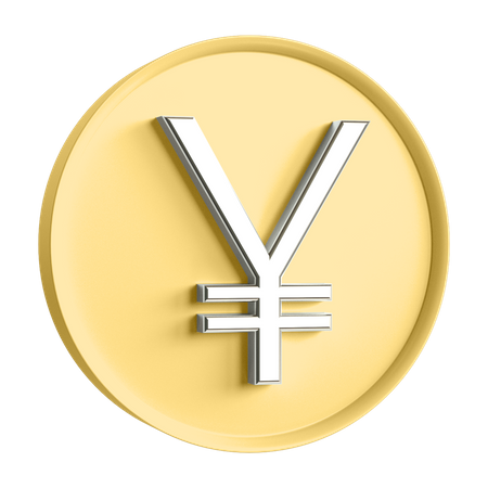 Yuan Coin  3D Illustration