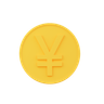 yuan symbol 3d