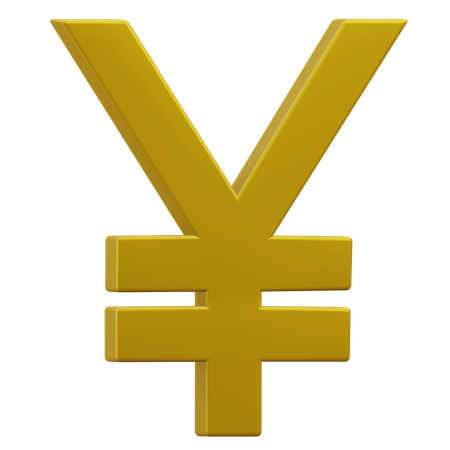 Yuan Currency  3D Icon