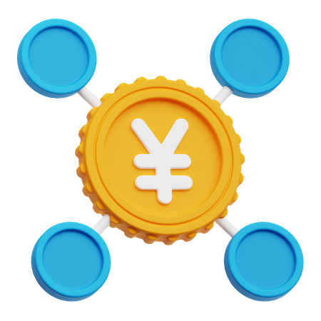 Yuan Network  3D Icon