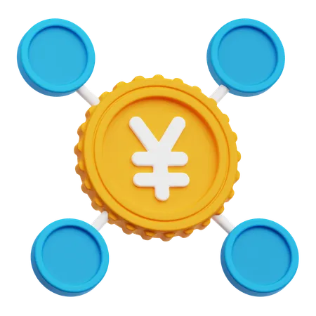 Yuan Network  3D Icon