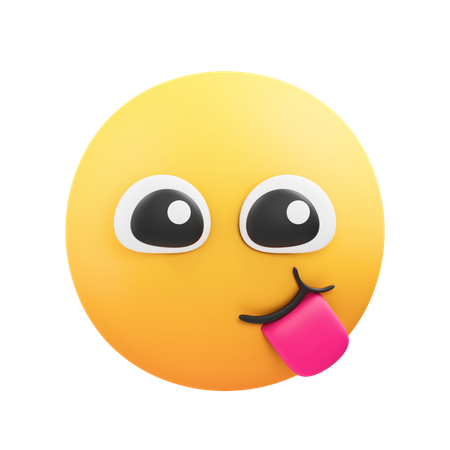 Yummy emoji  3D Icon