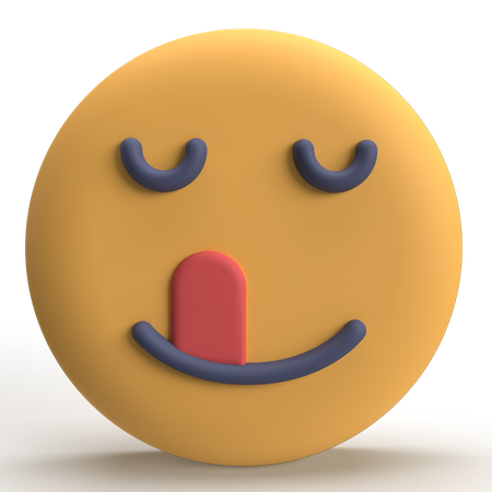 Yummy Emoji  3D Icon