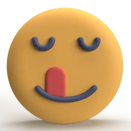 Yummy Emoji  3D Icon