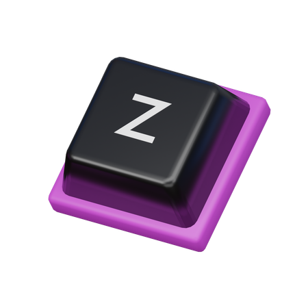 키캡 z  3D Icon