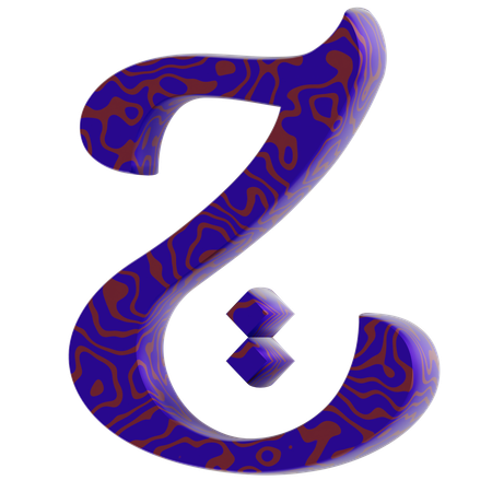 Z Alphabet  3D Icon