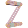 3d z alphabet illustration