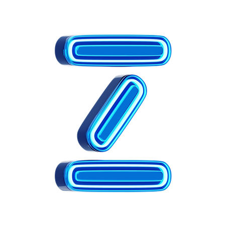 Buchstabe z  3D Icon