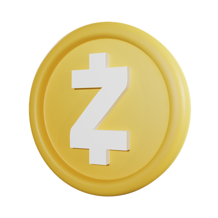 Z Cash Coin  3D Icon