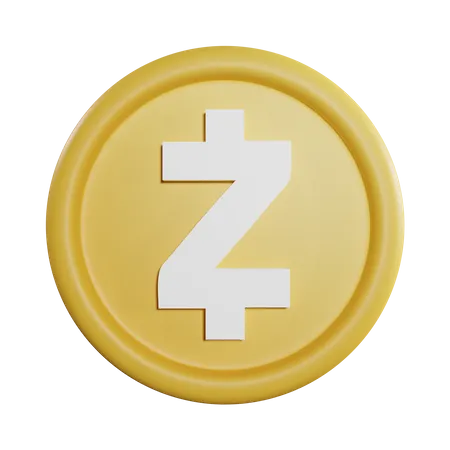 Z Cash Coin  3D Icon