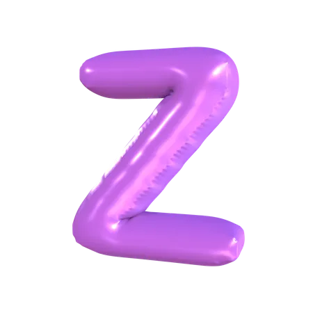 Z Latter  3D Icon