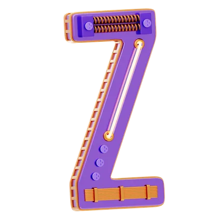 Z 文字  3D Icon