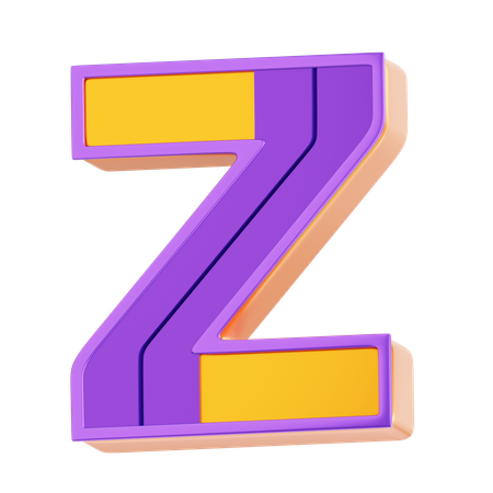 Z Letter  3D Icon