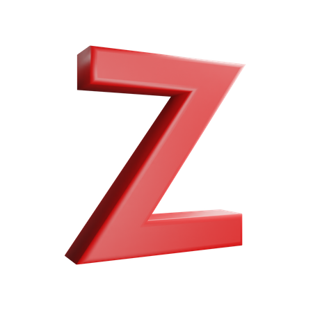 Z Letter  3D Icon