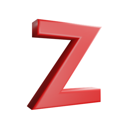 Z Letter 3D Icon
