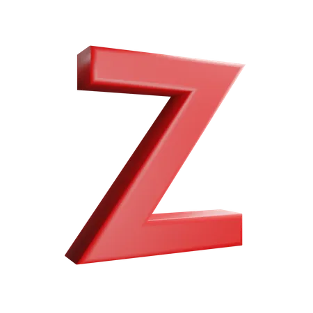 Z Letter 3D Icon