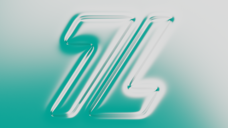 Z- logo  3D Illustration