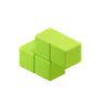 Z-Shape Zigzag Tetris Block