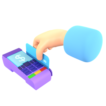 Zahlungsautomat  3D Illustration