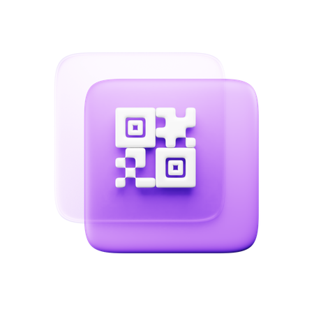 Zahlungsbarcode  3D Icon