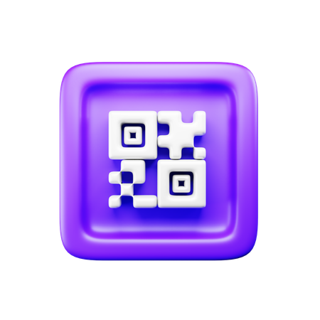 Zahlungsbarcode  3D Icon