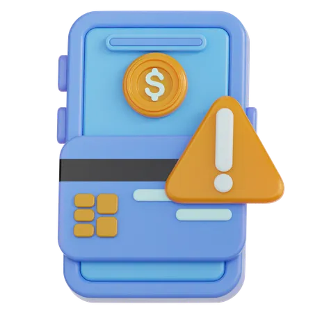 Zahlungsfehler  3D Icon