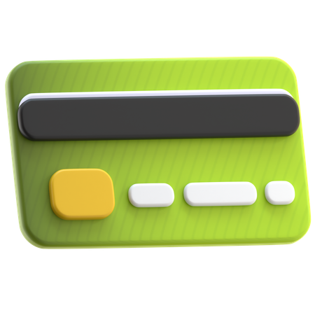 Zahlungskarte  3D Icon
