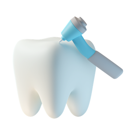 Zahnbohrer  3D Icon