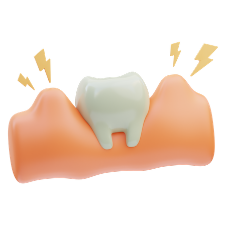 Zahnfleischentzündung  3D Icon