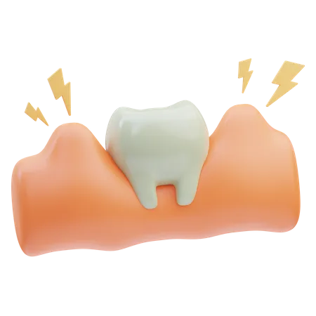 Zahnfleischentzündung  3D Icon