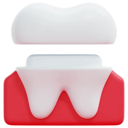 Zahnkrone  3D Icon