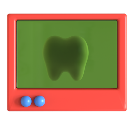 Zahnröntgen  3D Icon