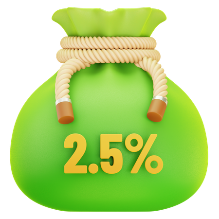 Zakat  3D Icon