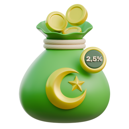 Zakat  3D Icon