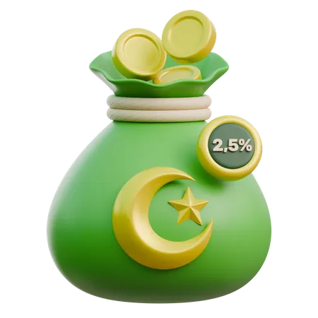 Zakat  3D Icon