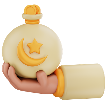 Zakat  3D Icon