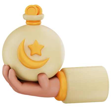 Zakat  3D Icon