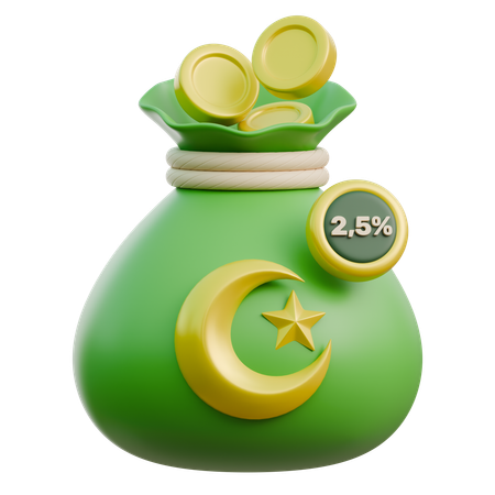 Zakat  3D Icon